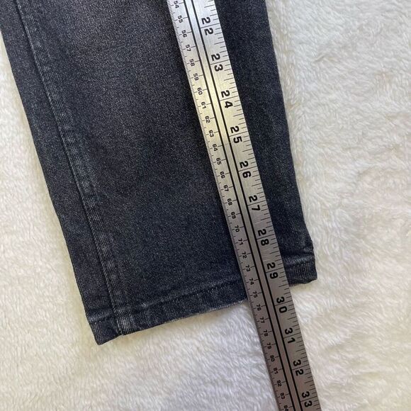 Wonder Nation Relaxed Women's Size 8 Black Cotton Blend Denim - Picture 4 of 9